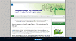 Desktop Screenshot of energiemanagement-und-energieeffizienz.de