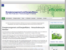 Tablet Screenshot of energiemanagement-und-energieeffizienz.de